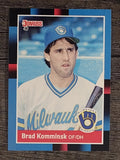 1988 Donruss #583 Brad Komminsk