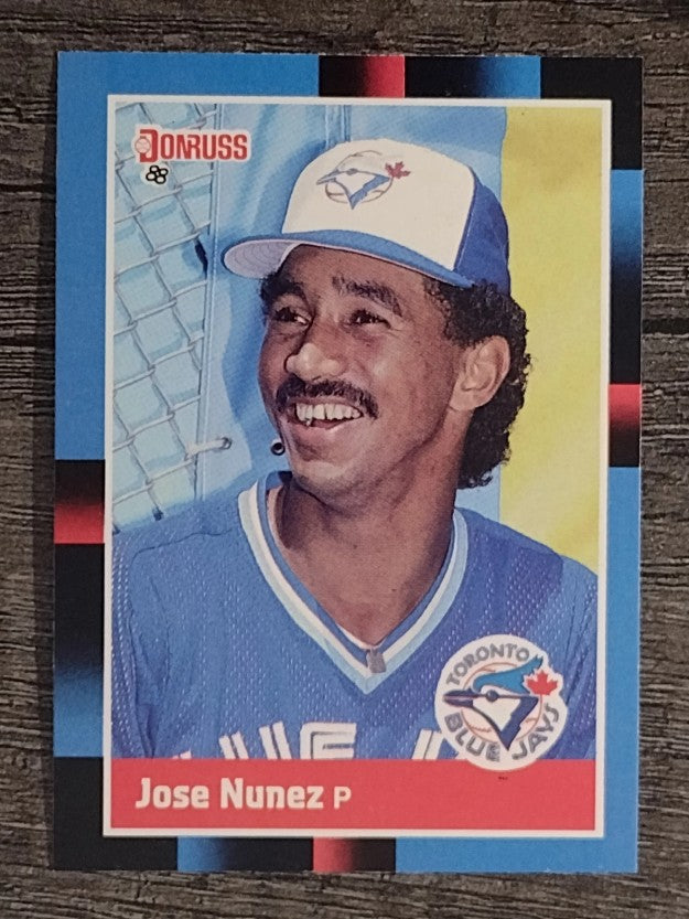 1988 Donruss #611 Jose Nunez SP