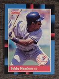 1988 Donruss #616 Bobby Meacham