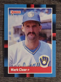 1988 Donruss #372 Mark Clear
