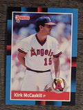 1988 Donruss #381 Kirk McCaskill
