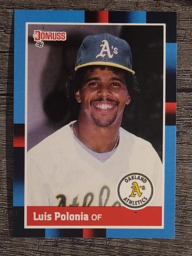 1988 Donruss #425 Luis Polonia RC