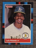 1988 Donruss #425 Luis Polonia RC