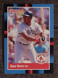 1988 Donruss #498 Sam Horn RC