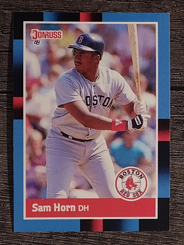 1988 Donruss #498 Sam Horn RC