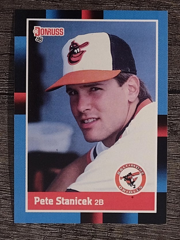1988 Donruss #541 Pete Stanicek RC