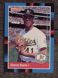 1988 Donruss #595 Storm Davis
