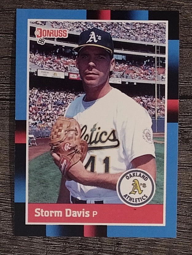 1988 Donruss #595 Storm Davis