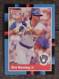 1988 Donruss #486 Rick Manning