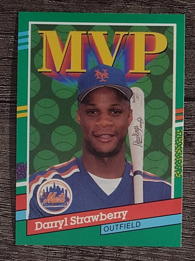 1991 Donruss #408 D. Strawberry MVP