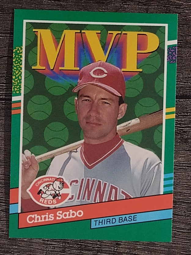 1991 Donruss #412 Chris Sabo MVP