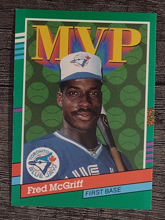 1991 Donruss #389 Fred McGriff MVP