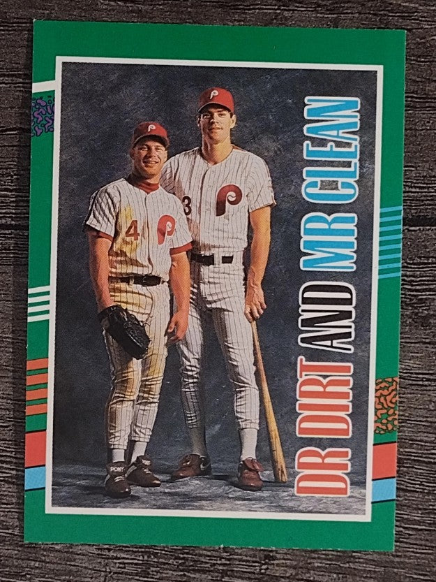 1991 Donruss #744 Len Dykstra/Dale Murphy