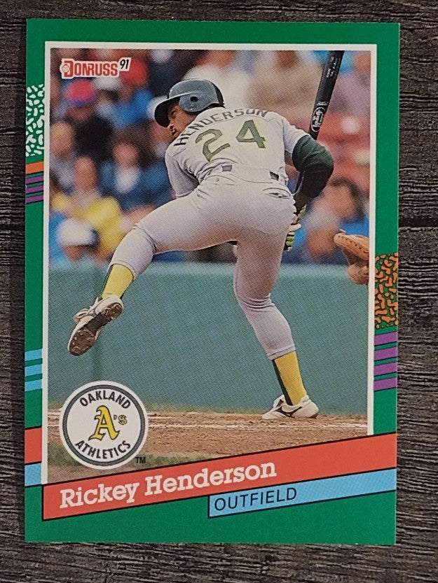 1991 Donruss #648 Rickey Henderson