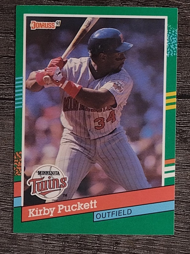1991 Donruss #490 Kirby Puckett