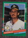 1991 Donruss #479 Todd Burns