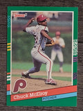 1991 Donruss #709 Chuck McElroy