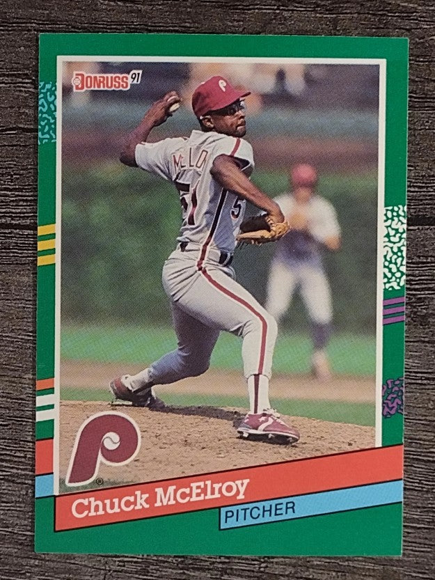 1991 Donruss #709 Chuck McElroy