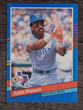 1991 Donruss #192 Julio Franco