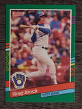 1991 Donruss #572 Greg Brock