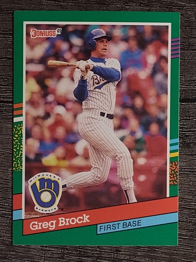 1991 Donruss #572 Greg Brock