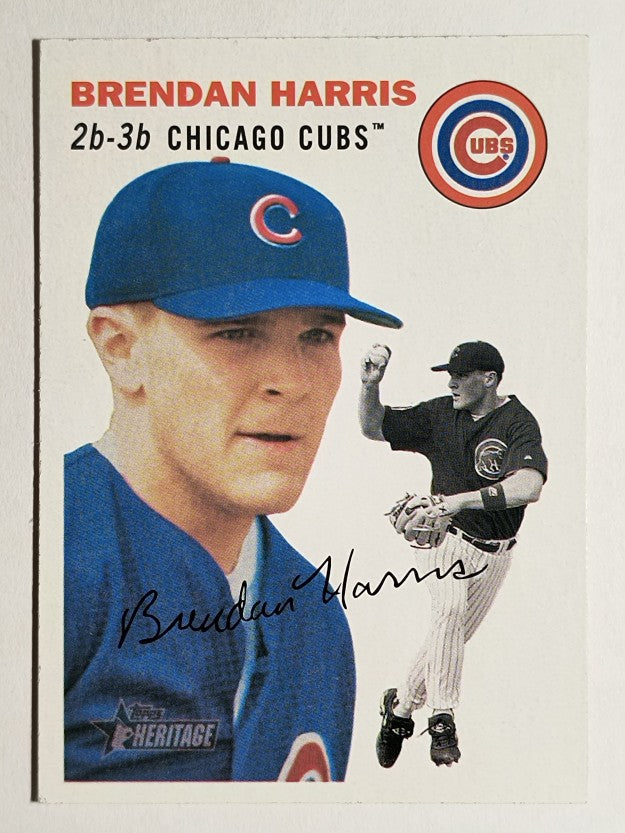 2003 Topps Heritage #202 Brendan Harris RC