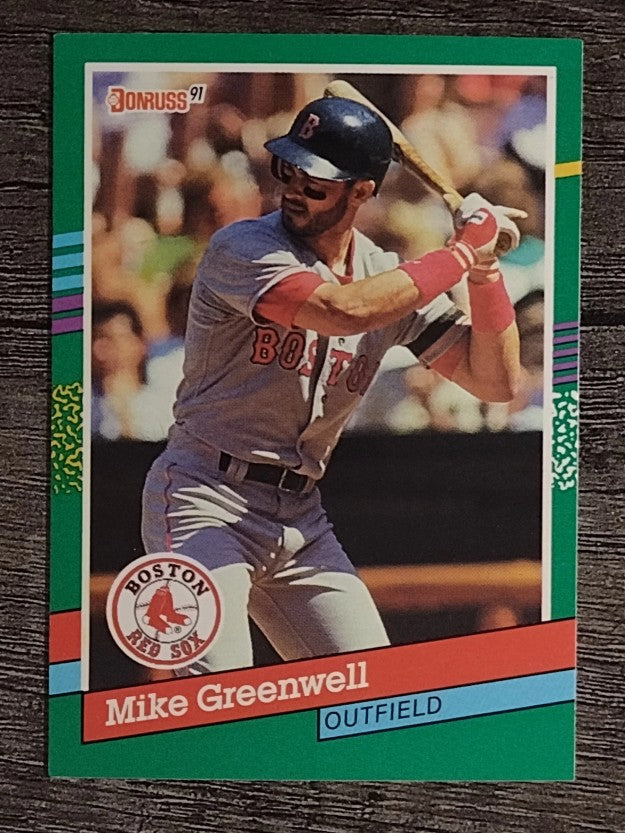 1991 Donruss #553 Mike Greenwell