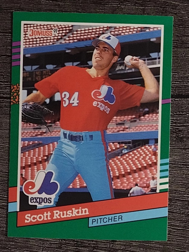 1991 Donruss #612 Scott Ruskin