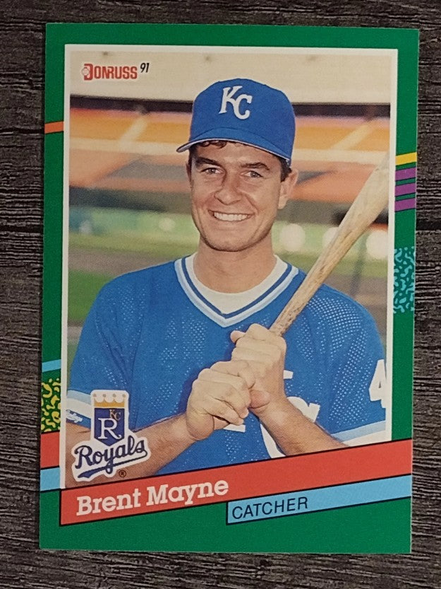 1991 Donruss #617 Brent Mayne