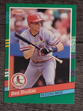 1991 Donruss #599 Rex Hudler