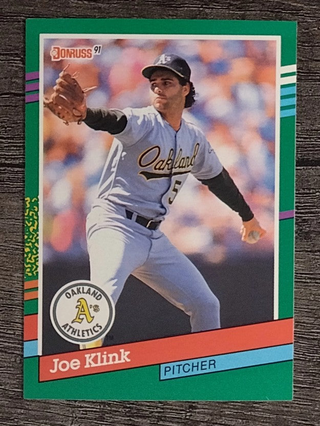 1991 Donruss #591 Joe Klink