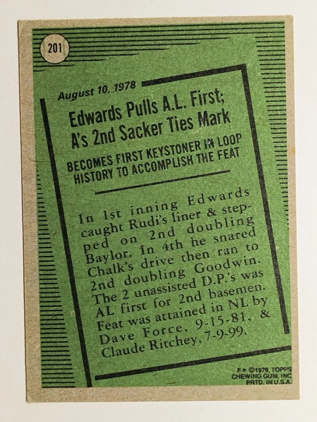 1979 Topps #201 Mike Edwards RB (EX)