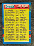 1991 Donruss #200 Checklist 104-179