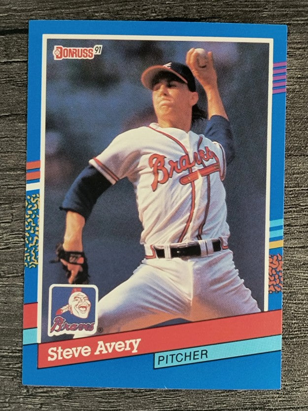 1991 Donruss #187 Steve Avery