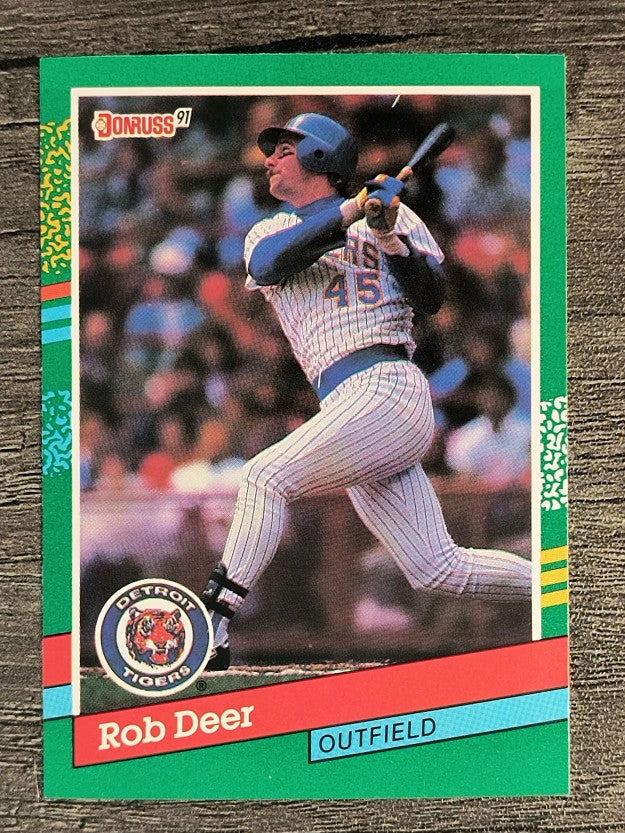 1991 Donruss #729 Rob Deer