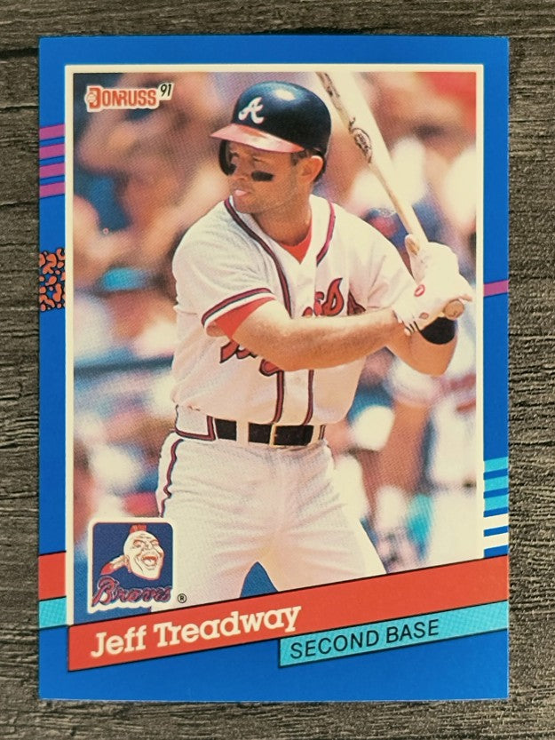 1991 Donruss #117 Jeff Treadway