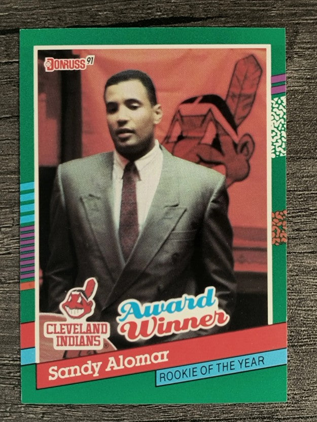 1991 Donruss #693 Sandy Alomar Jr. ROY