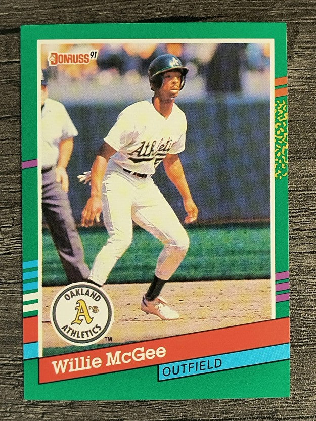 1991 Donruss #666 Willie McGee