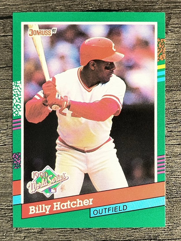 1991 Donruss #763 Billy Hatcher WS
