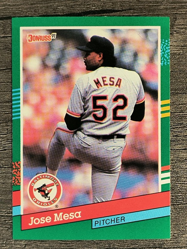 1991 Donruss #765 Jose Mesa