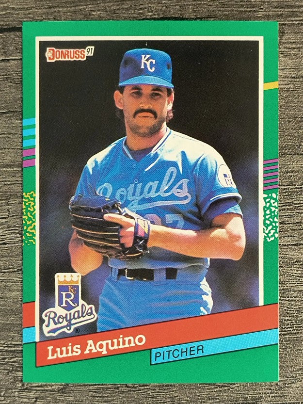 1991 Donruss #718 Luis Aquino