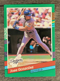 1991 Donruss #543 Jose Gonzalez