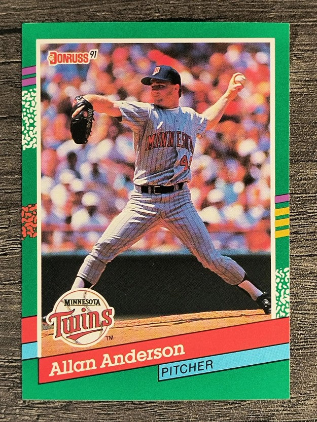1991 Donruss #527 Allan Anderson
