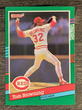1991 Donruss #528 Tom Browning