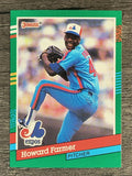 1991 Donruss #734 Howard Farmer