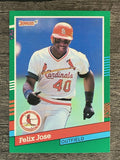 1991 Donruss #656 Felix Jose