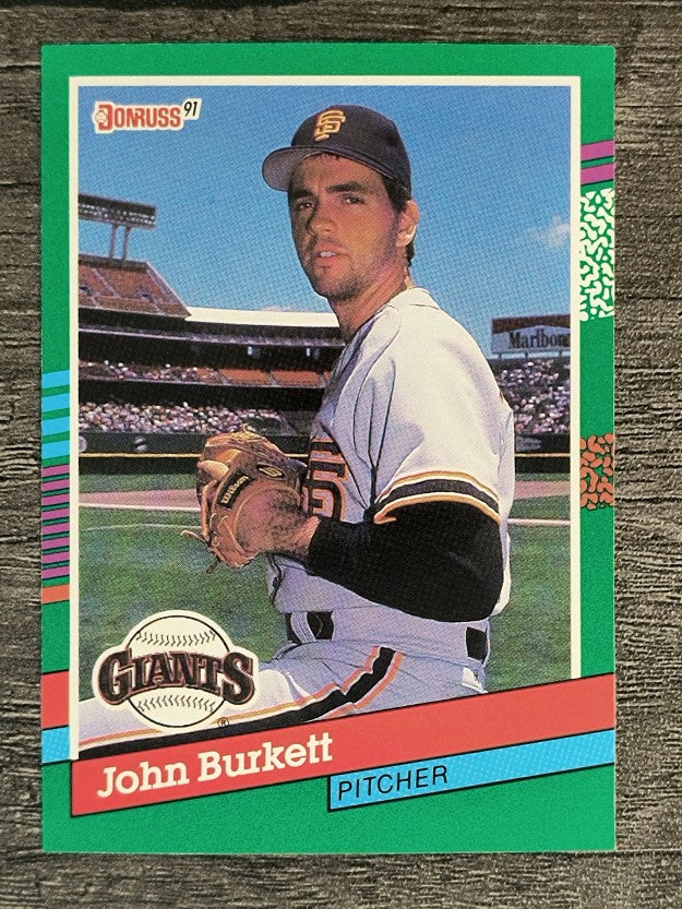 1991 Donruss #638 John Burkett