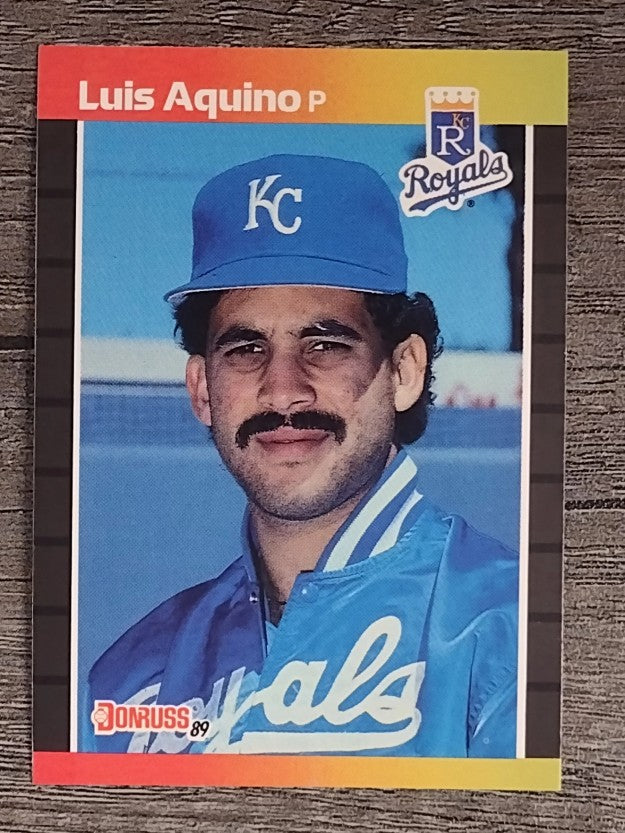 1989 Donruss #534 Luis Aquino DP