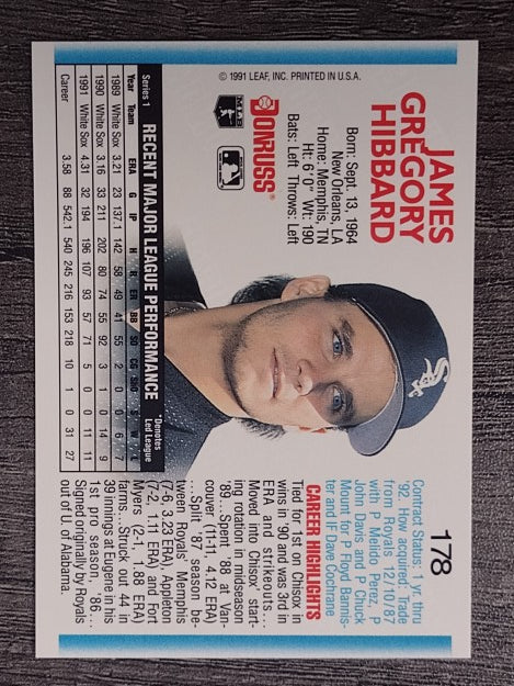 1992 Donruss #178 Greg Hibbard