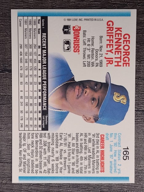 1992 Donruss #165 Ken Griffey Jr.